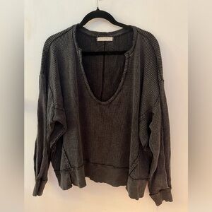 Free People Charcoal Buttercup Thermal